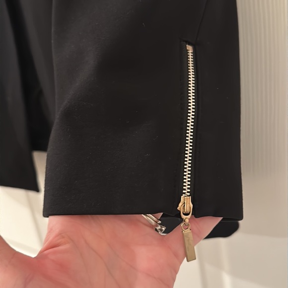 Chicos black label black suit jacket with zipper detailing us womens size 16/18 - Picture 3 of 5